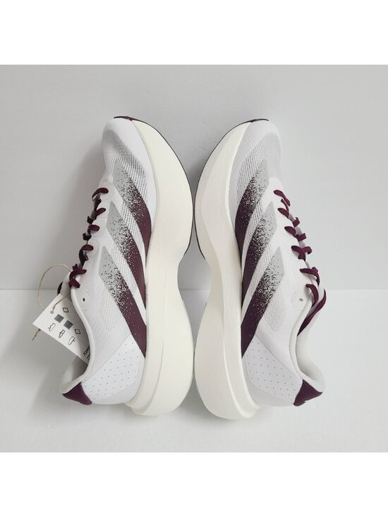 NEW Adidas Adizero EVO SL Texas A&M Running Shoes JQ4566 Size 12 White #1 main image 4